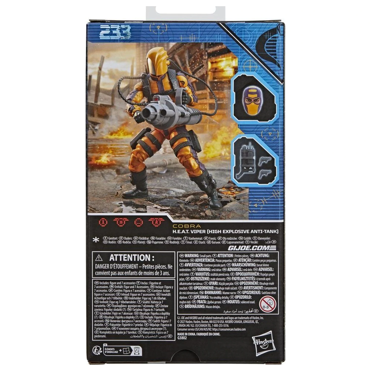 G.I. Joe Classified Series figurka H.E.A.T. Viper 15 cm zdjęcie produktu