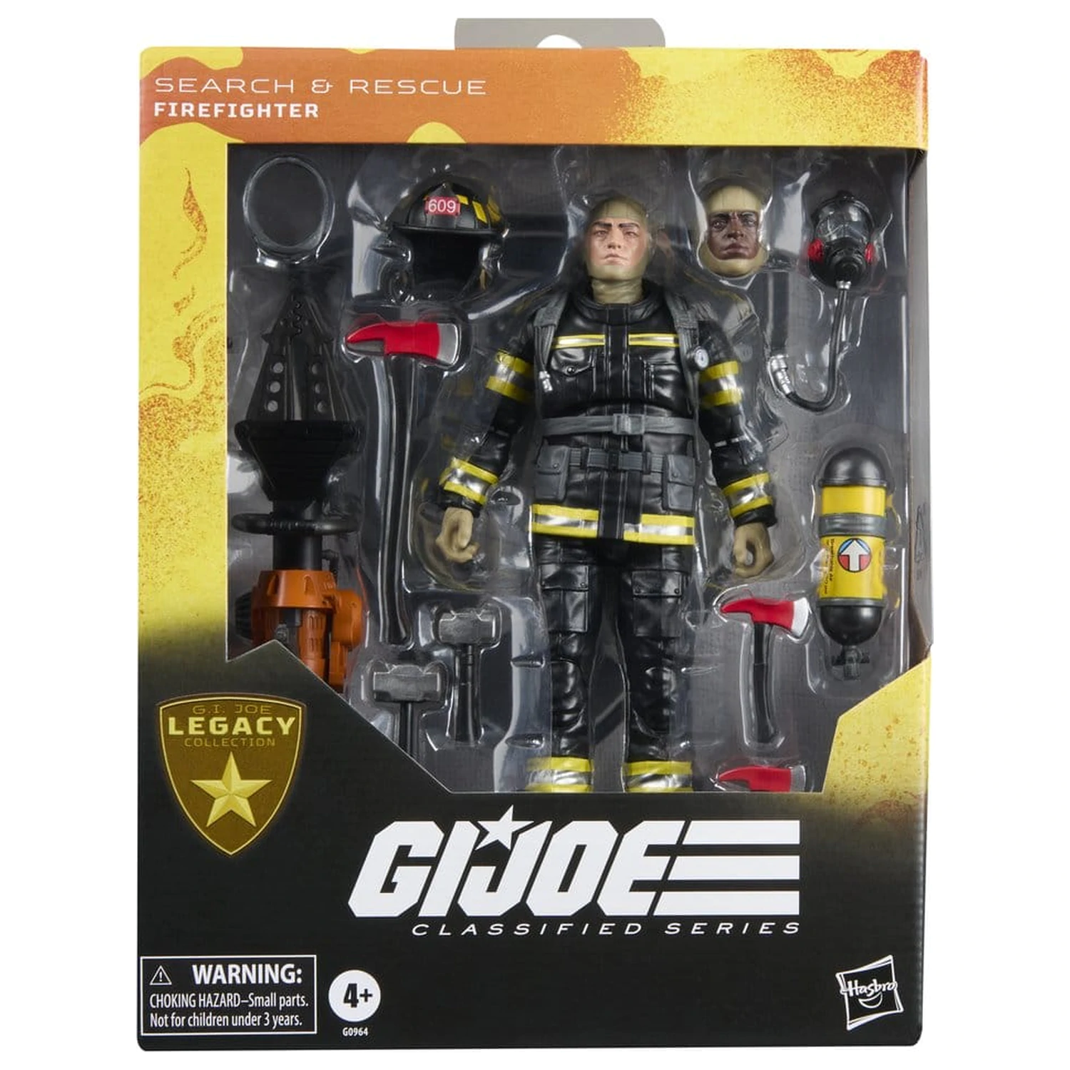 G.I. Joe Classified Series Legacy Collection Figurka Akcji Search & Rescue Firefighter 15 cm zdjęcie produktu