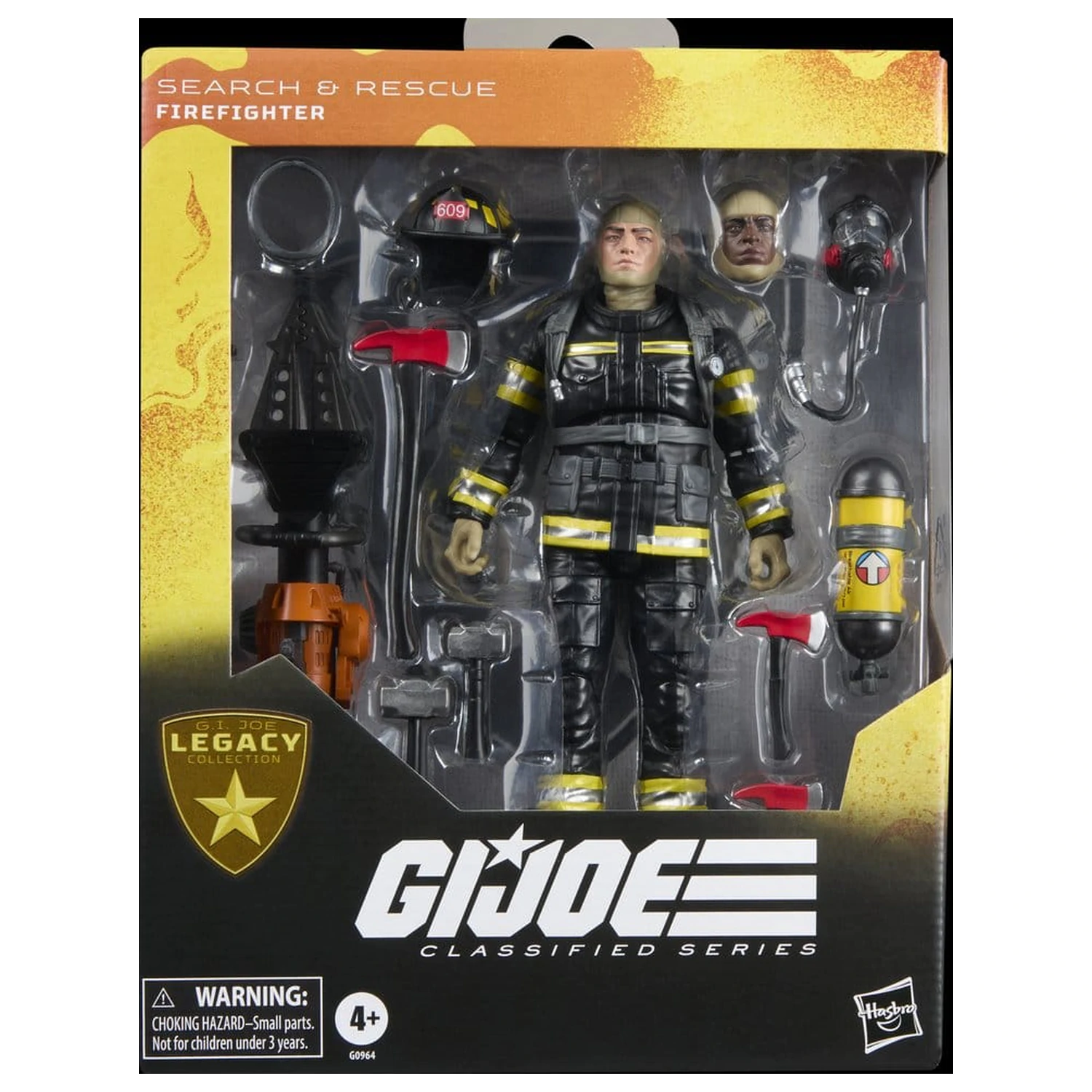 G.I. Joe Classified Series Legacy Collection Figurka Akcji Search & Rescue Firefighter 15 cm zdjęcie produktu