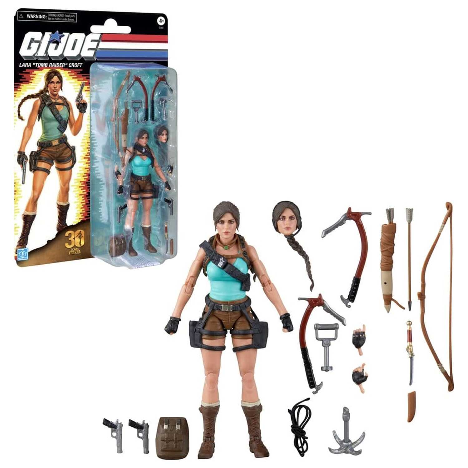 G.I. Joe Classified Series Retro Cardback Collaborative Figurka Akcji Lara "Tomb Raider" Croft 15 cm zdjęcie produktu