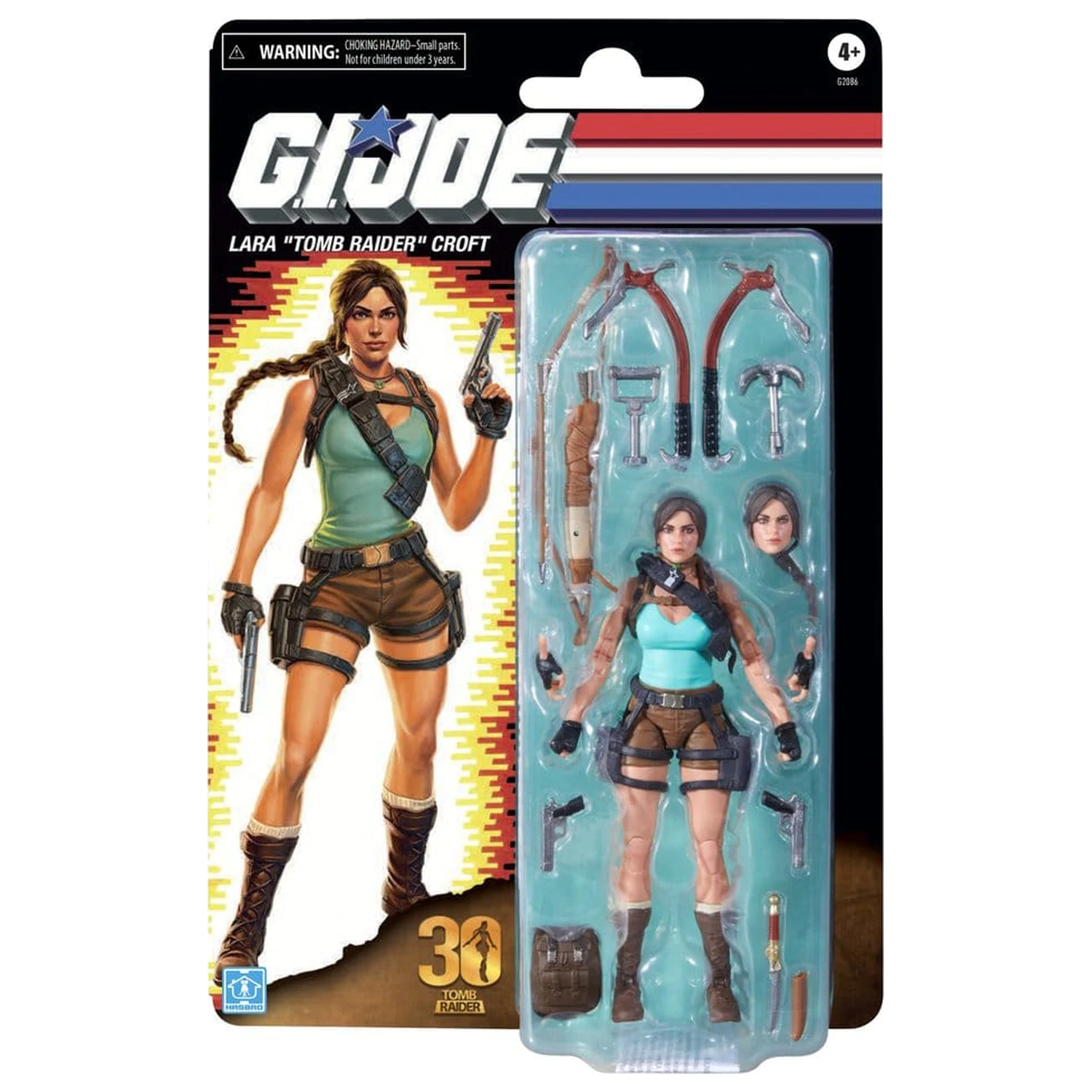 G.I. Joe Classified Series Retro Cardback Collaborative Figurka Akcji Lara "Tomb Raider" Croft 15 cm zdjęcie produktu