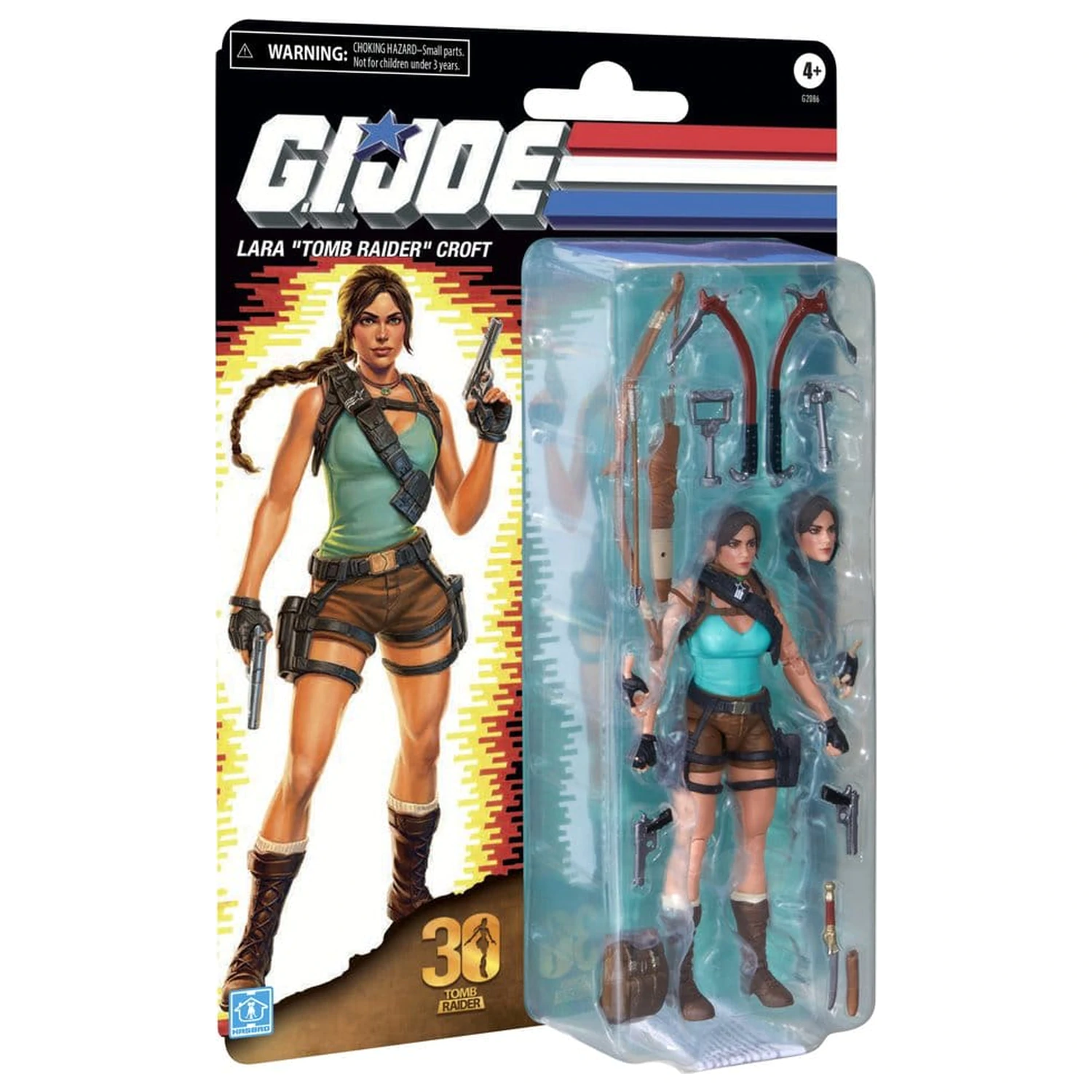 G.I. Joe Classified Series Retro Cardback Collaborative Figurka Akcji Lara "Tomb Raider" Croft 15 cm zdjęcie produktu