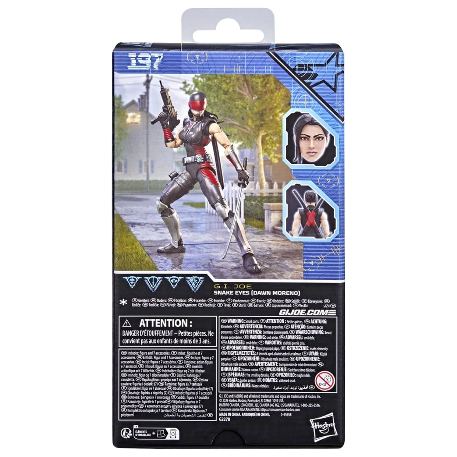 G.I. Joe Classified Series figurka akcji Snake Eyes (Dawn Moreno) 15 cm zdjęcie produktu