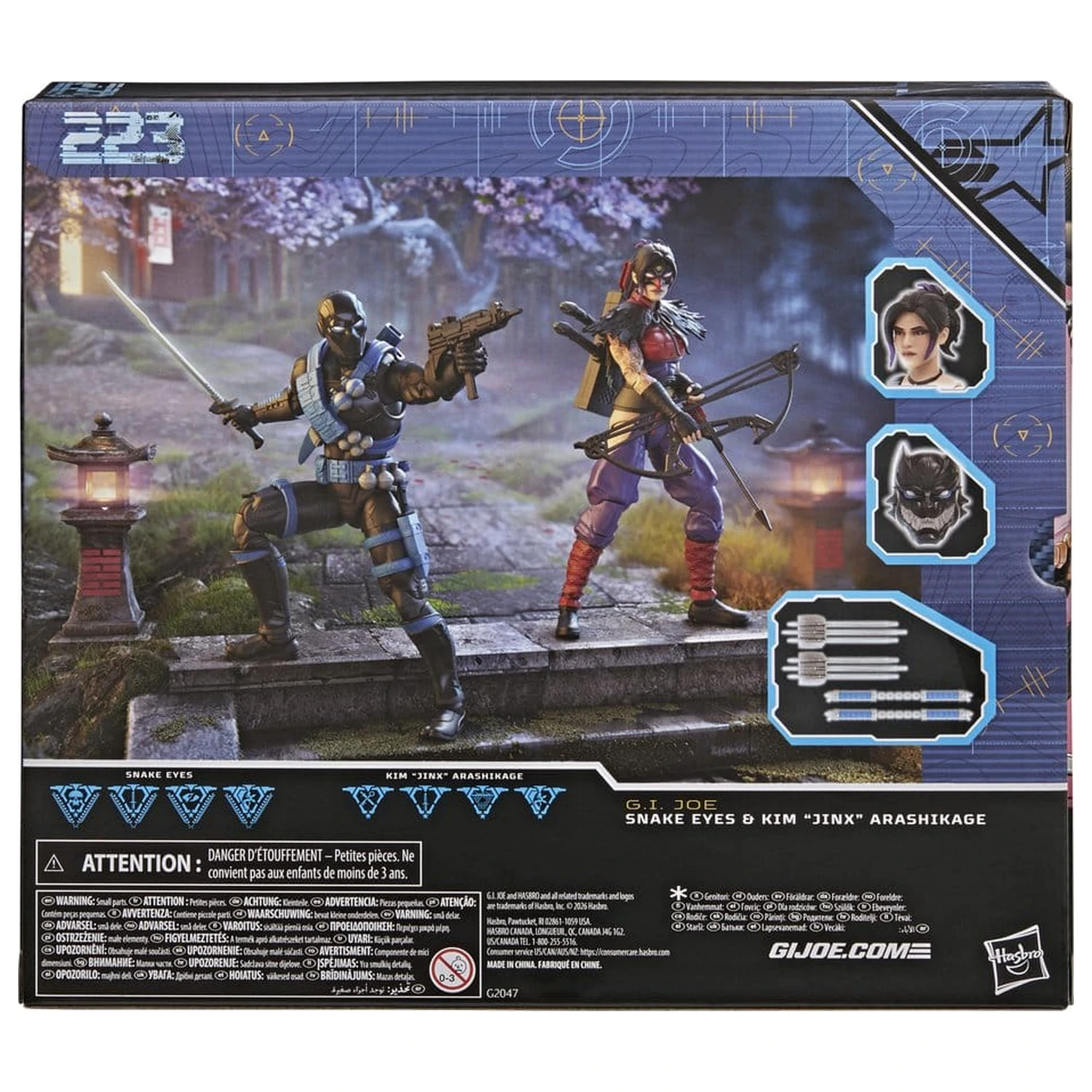 G.I. Joe Classified Series figurki akcji 2-Pack Snake Eyes & Kim "Jinx" Arashikage 15 cm zdjęcie produktu