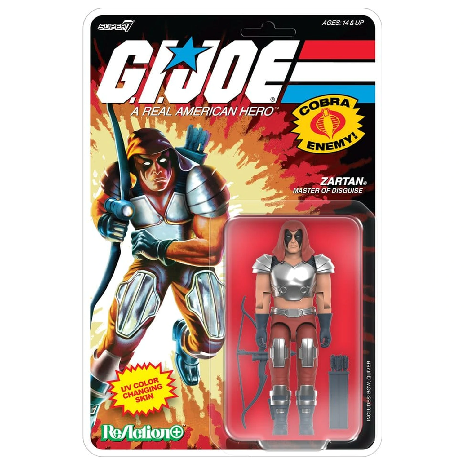 G.I. Joe (Komiks) ReAction+ Figurka Akcji Wave 09 Zartan zdjęcie produktu