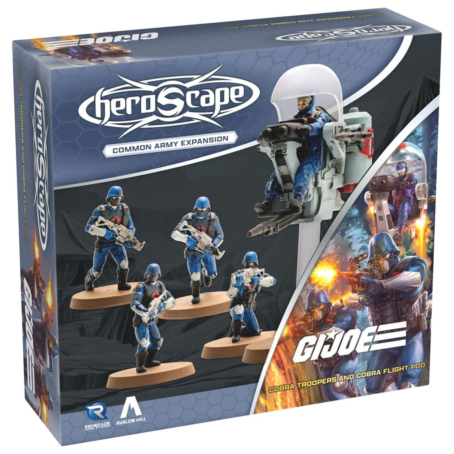 G.I.Joe Heroscape Rozszerzenie Armii Cobra Troopers i Cobra Flight Pod (Common) *Wersja Angielska* zdjęcie produktu