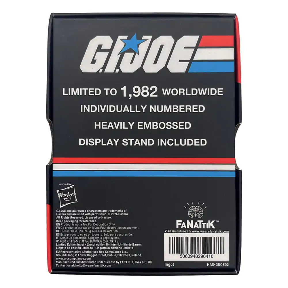 G.I. Joe Ingot A Real American Hero #1 Edycja Limitowana zdjęcie produktu