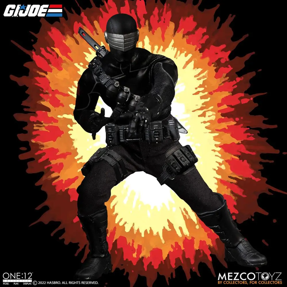 G.I. Joe Podświetlana Figurka Akcji 1/12 Snake Eyes Deluxe Edition 17 cm zdjęcie produktu