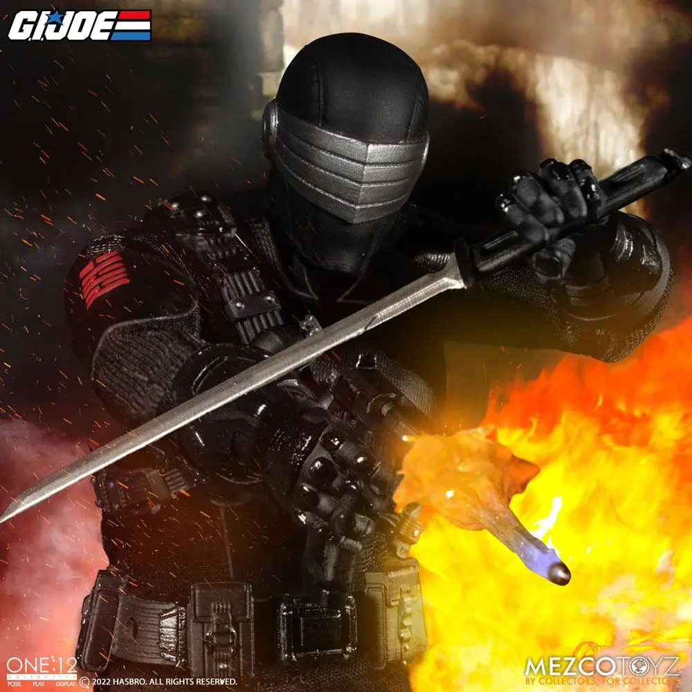 G.I. Joe Podświetlana Figurka Akcji 1/12 Snake Eyes Deluxe Edition 17 cm zdjęcie produktu