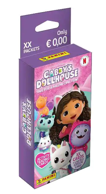 Gabby's Dollhouse: Czas na Meow-Zing zabawę Kolekcja naklejek Ekoblister Wersja niemiecka zdjęcie produktu