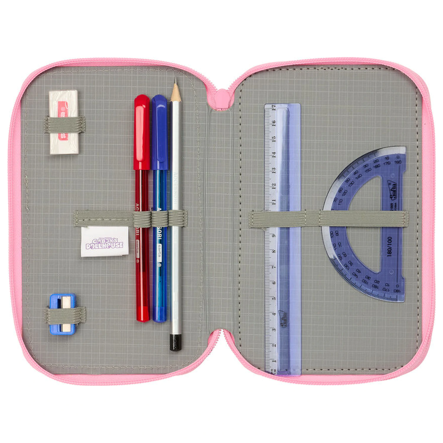 Gabby's Dollhouse potrójny piórnik 37 szt. zdjęcie produktu
