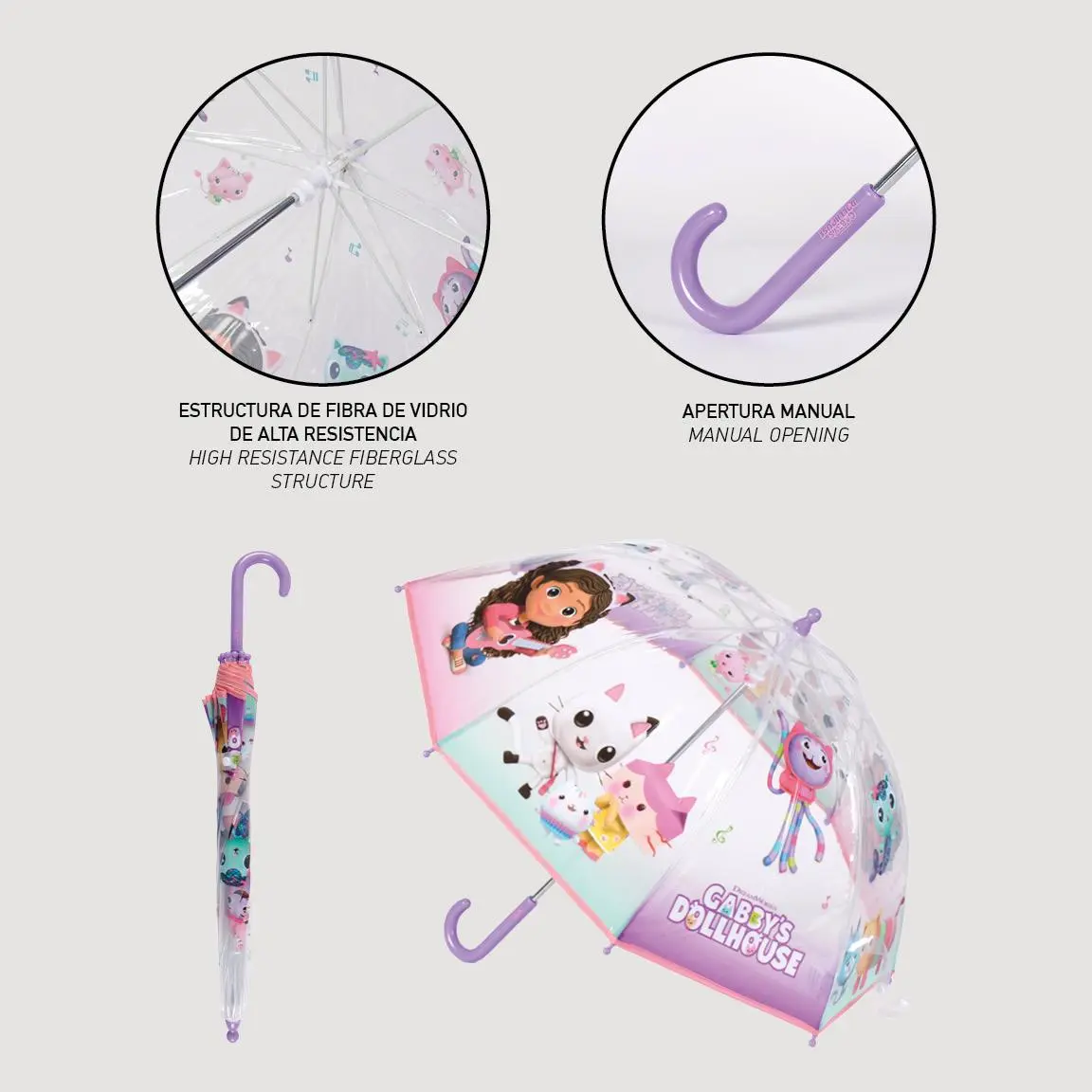 Gabbys Dollhouse parasol zdjęcie produktu