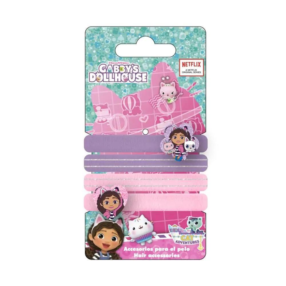Gabbys Dollshouse zestaw 4 gumek do włosów zdjęcie produktu