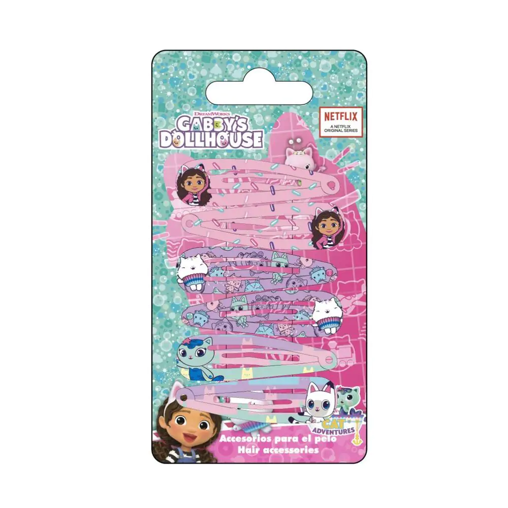 Gabby's Dollhouse zestaw 6 spinek do włosów zdjęcie produktu