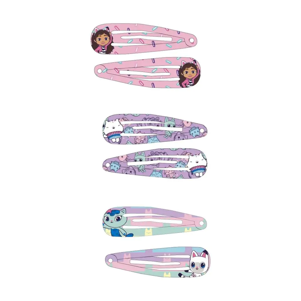Gabby's Dollhouse zestaw 6 spinek do włosów zdjęcie produktu