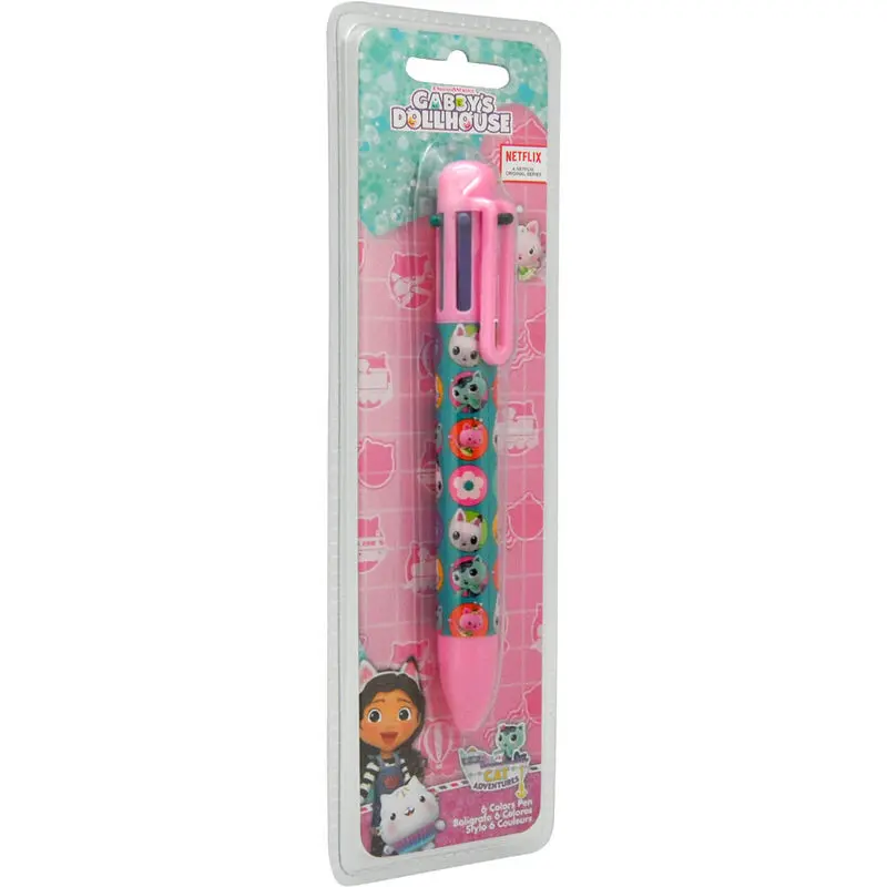 Gabbys Dollhouse 6 kolorów długopis zdjęcie produktu