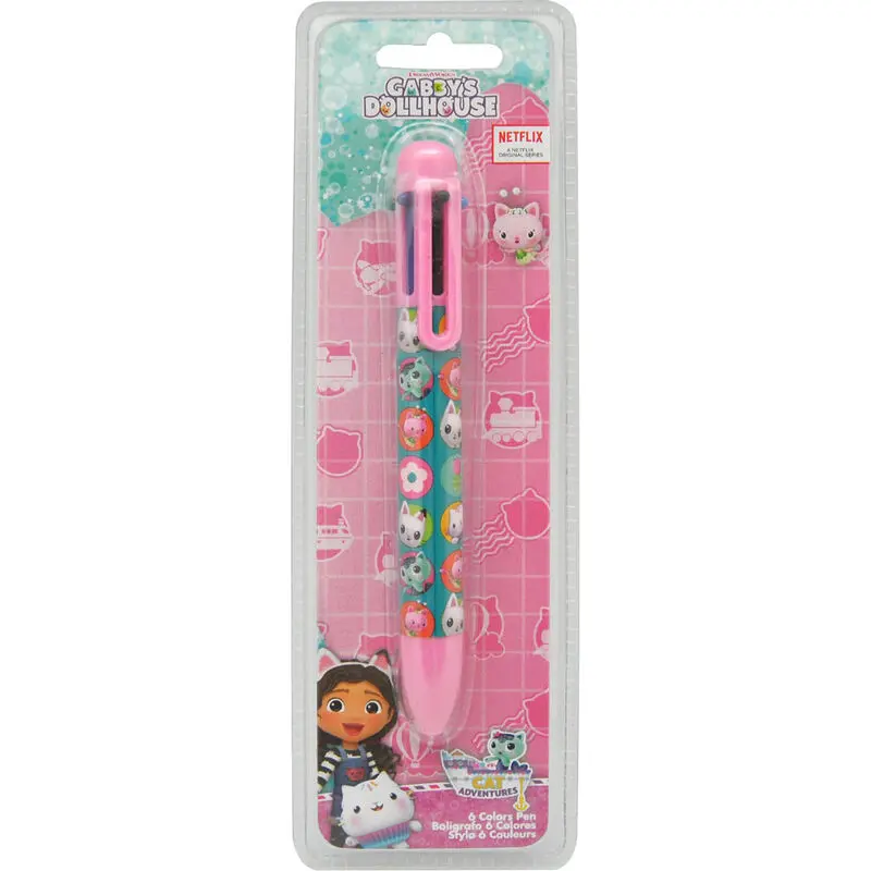 Gabbys Dollhouse 6 kolorów długopis zdjęcie produktu