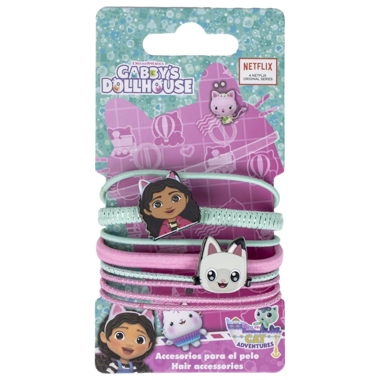 Gabi's Dollhouse Adventures Zestaw gumek do włosów 8 szt. zdjęcie produktu