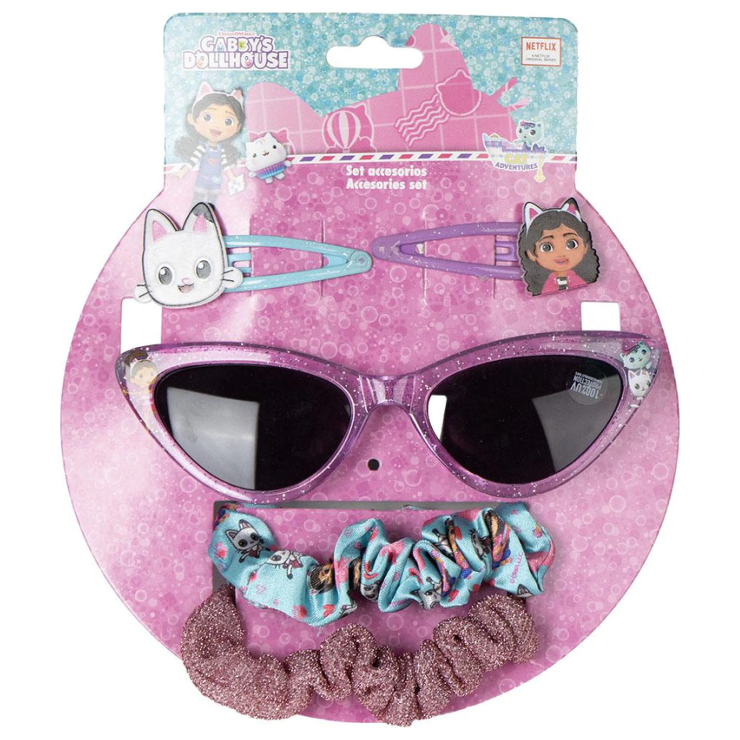 Gabby's Dollhouse Adventures Zestaw okularów przeciwsłonecznych i akcesoriów do włosów zdjęcie produktu