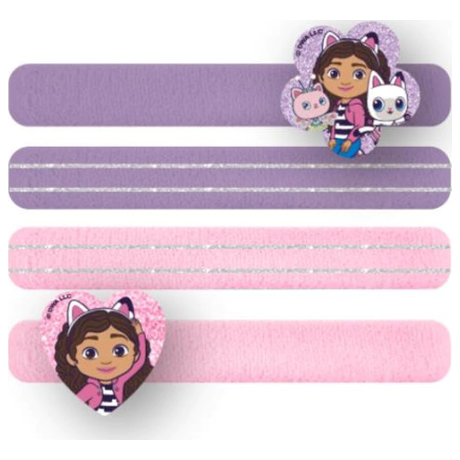 Gabi's Dollhouse Cat Adventures zestaw 4 szt. gumek do włosów zdjęcie produktu