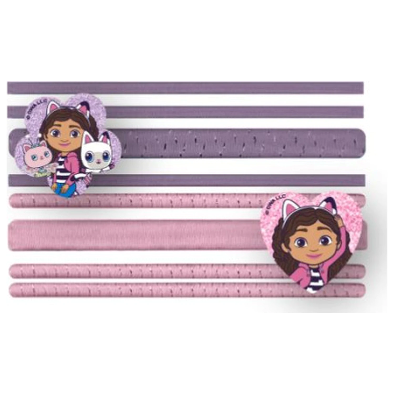 Gabi's Dollhouse Cat Adventures zestaw 8 gumek do włosów zdjęcie produktu