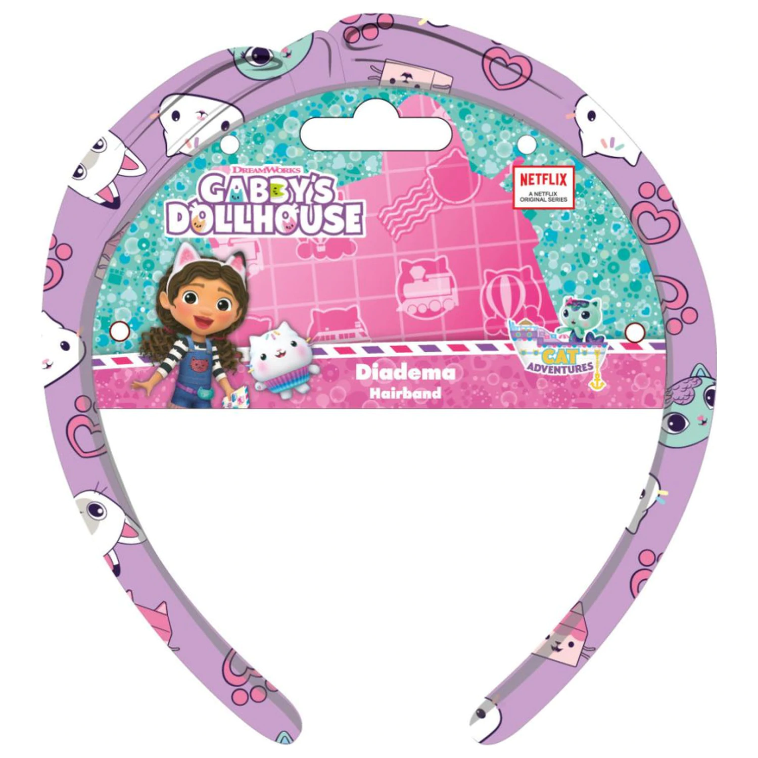 Gabi's Dollhouse Cat Adventures Opaska na głowę zdjęcie produktu