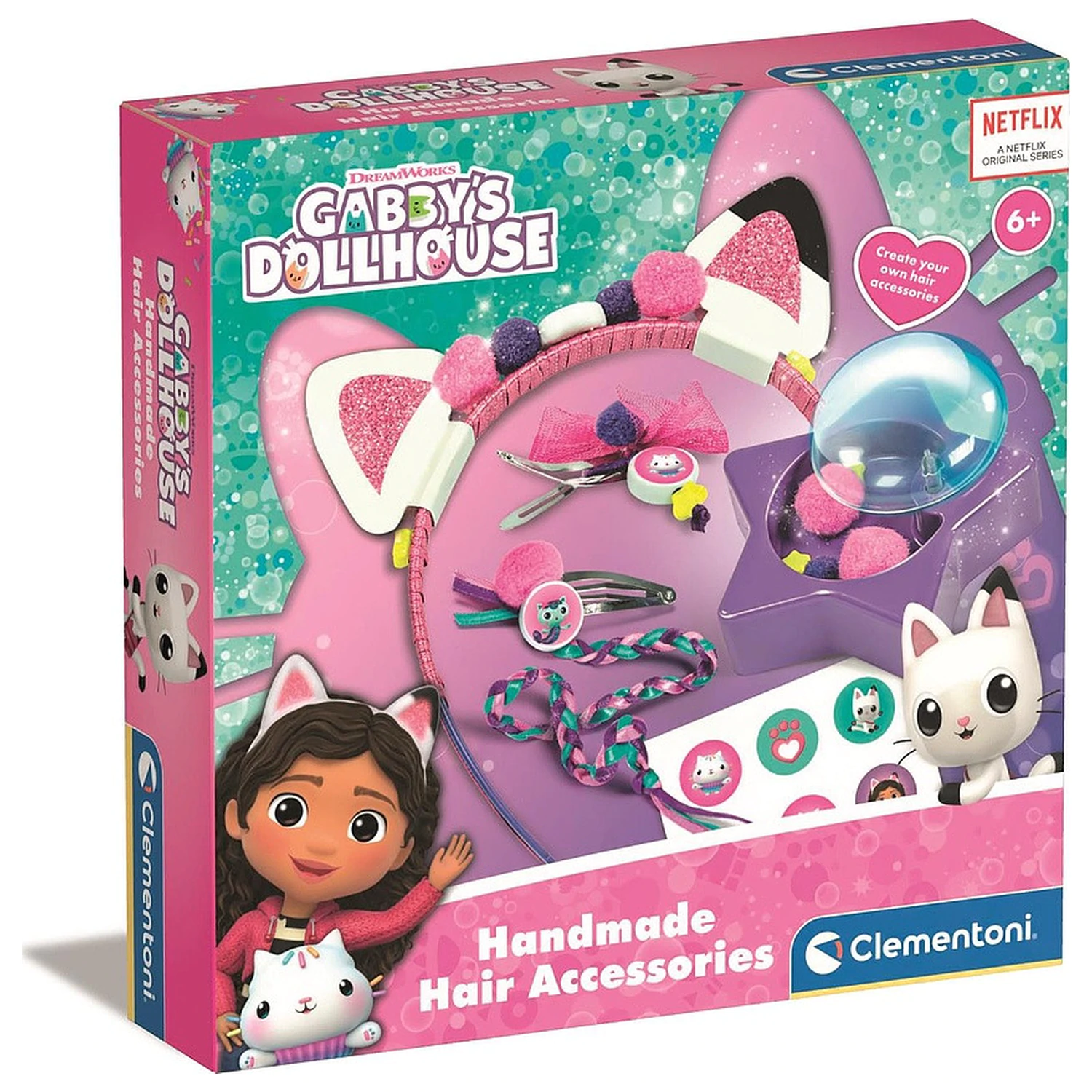 Gabi's Dollhouse Cat Ears zestaw akcesoriów do włosów zdjęcie produktu