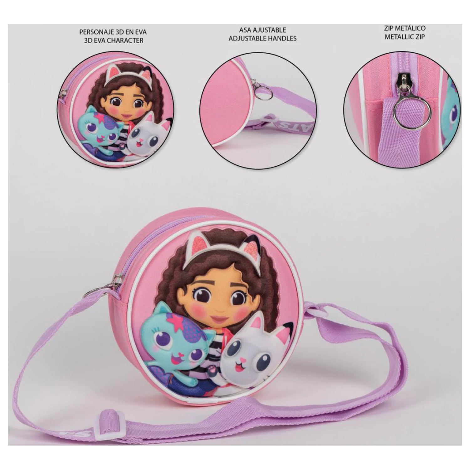 Gabby's Dollhouse Koty Torebka 3D Crossbody, Torebka na ramię zdjęcie produktu