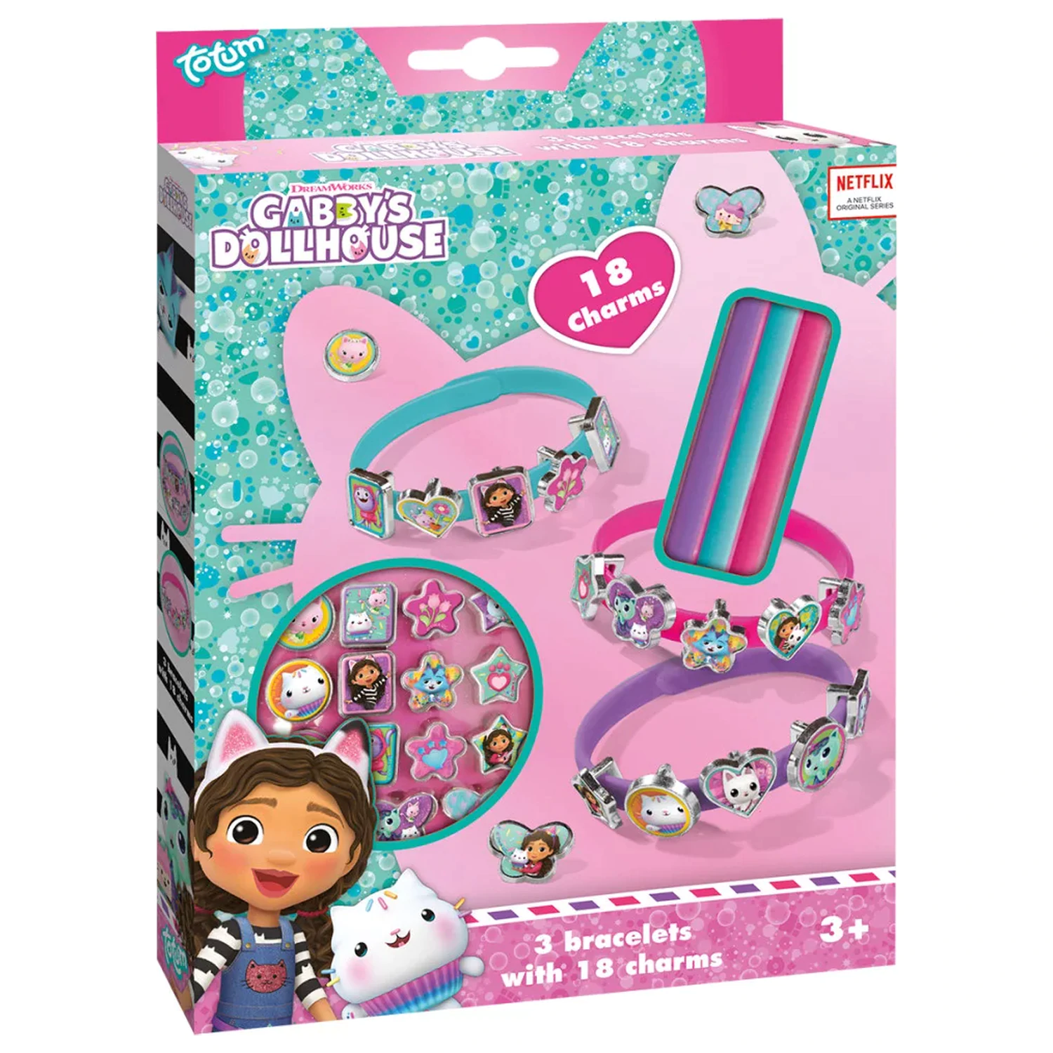 Gabi's Dollhouse Cats Zestaw do robienia bransoletek zdjęcie produktu