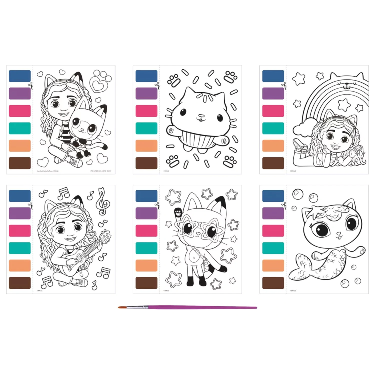 Zestaw do Kolorowania Gabi's Dollhouse Gabby Cats zdjęcie produktu