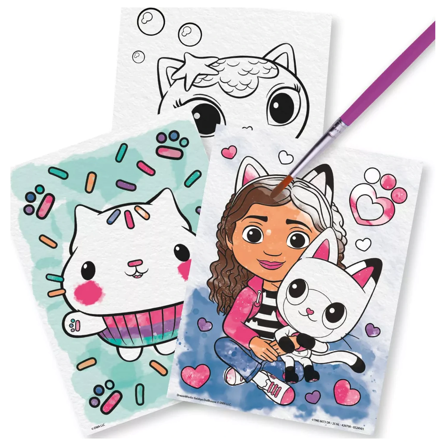 Zestaw do Kolorowania Gabi's Dollhouse Gabby Cats zdjęcie produktu
