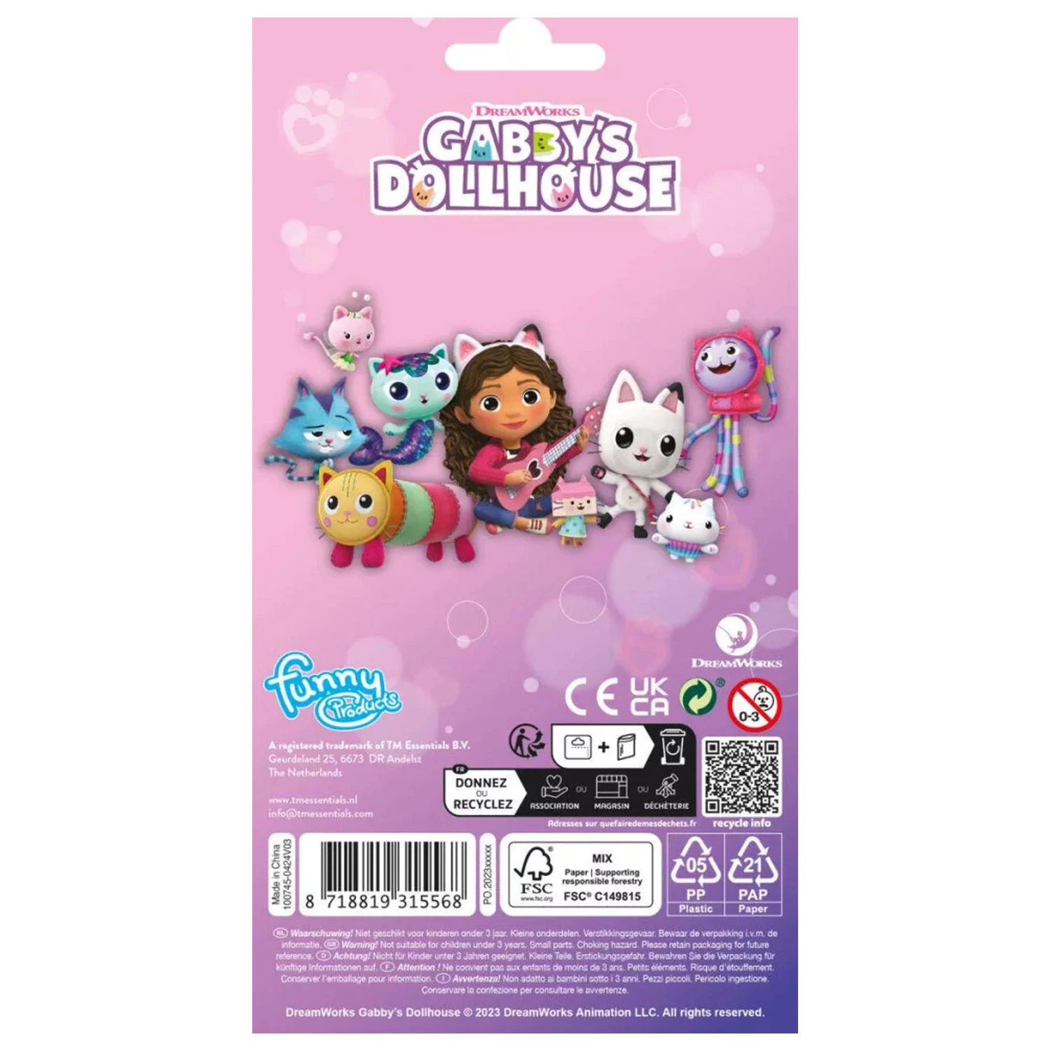 Gabi's Dollhouse Cats Naklejka zdjęcie produktu