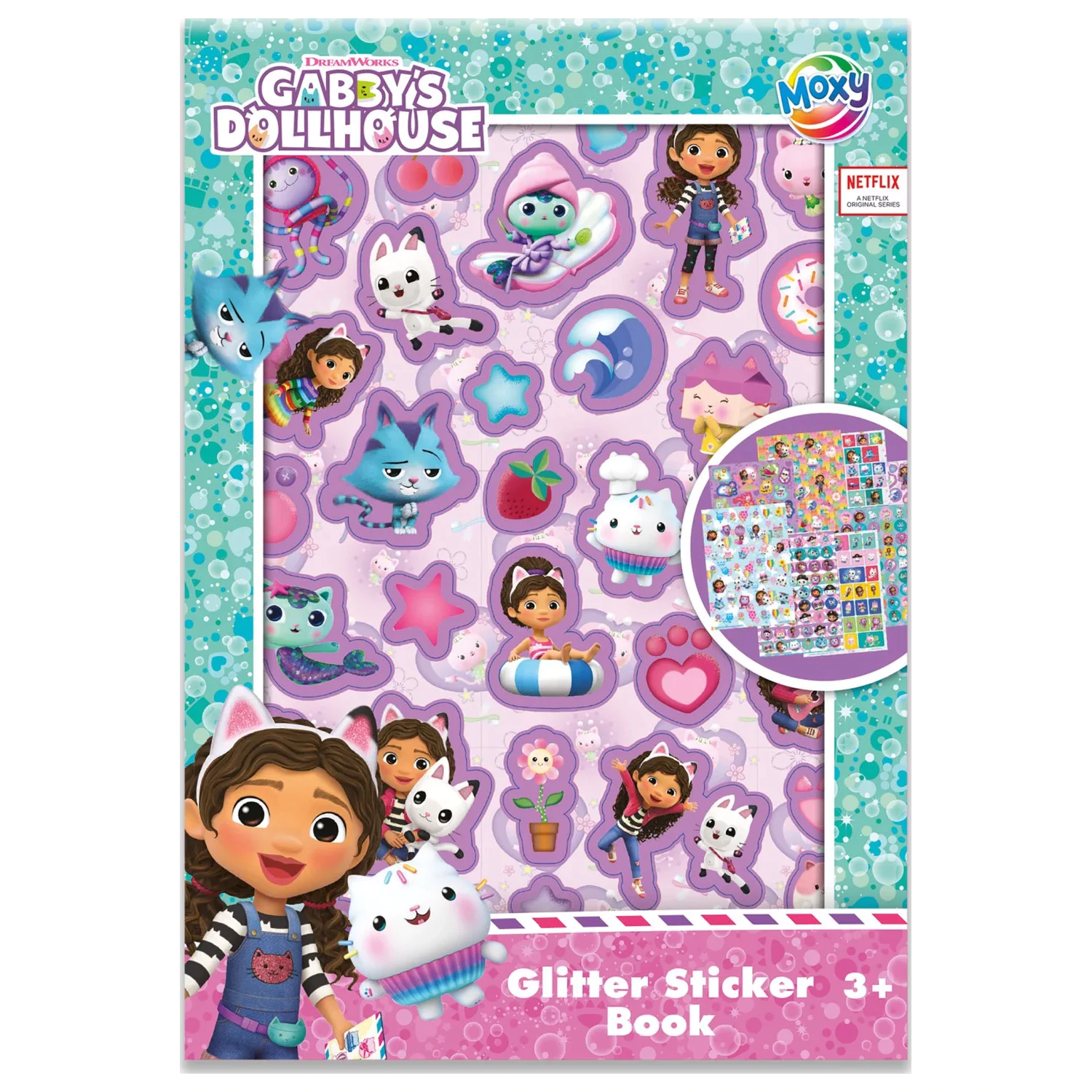 Gabi's Dollhouse Cats Zestaw naklejek 8 arkuszy zdjęcie produktu