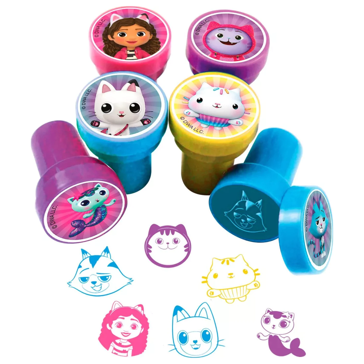 Gabi's Dollhouse Cats Printmaking Set 12-częściowy zdjęcie produktu