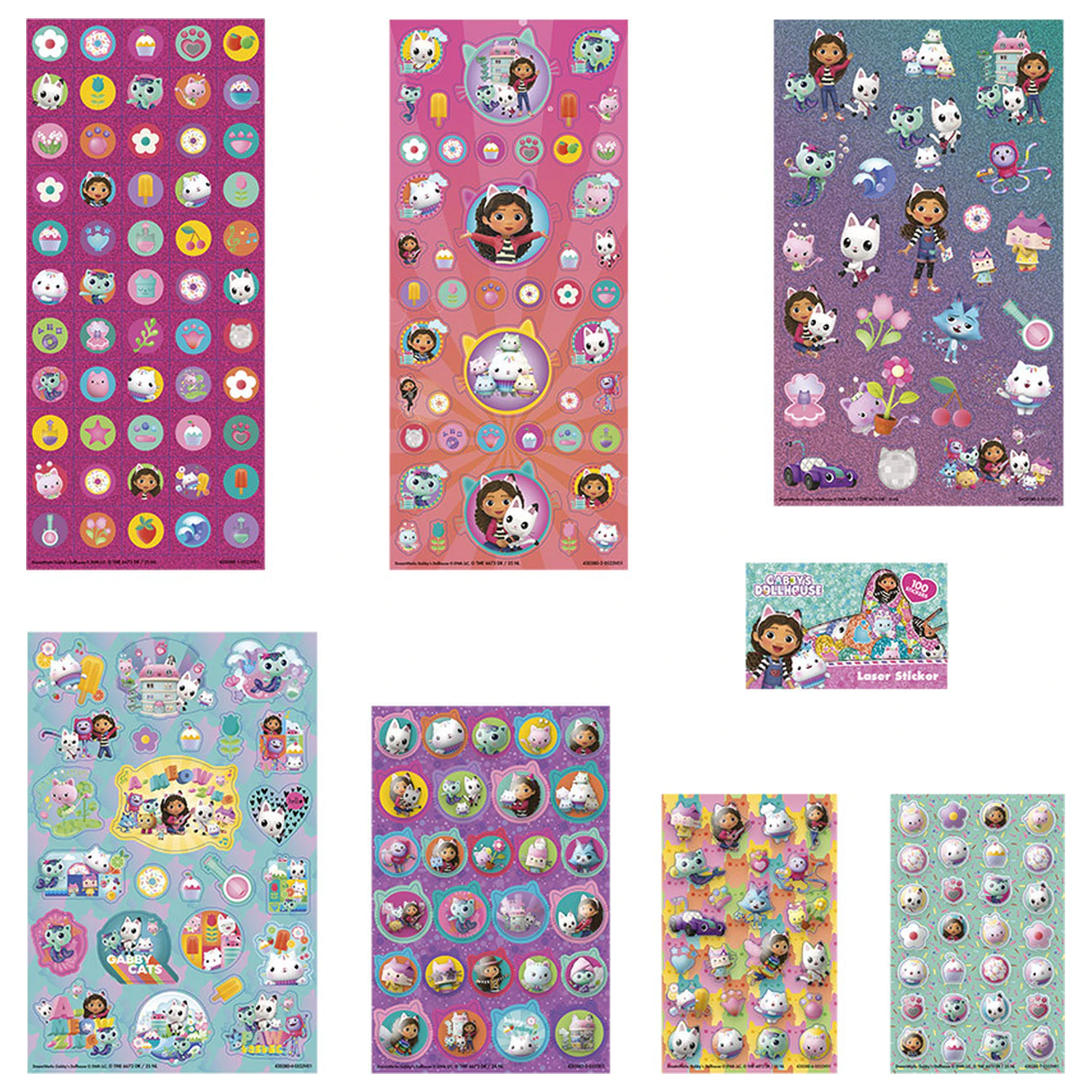 Gabby's Dollhouse Cats Super zestaw naklejek z zabawką zdjęcie produktu