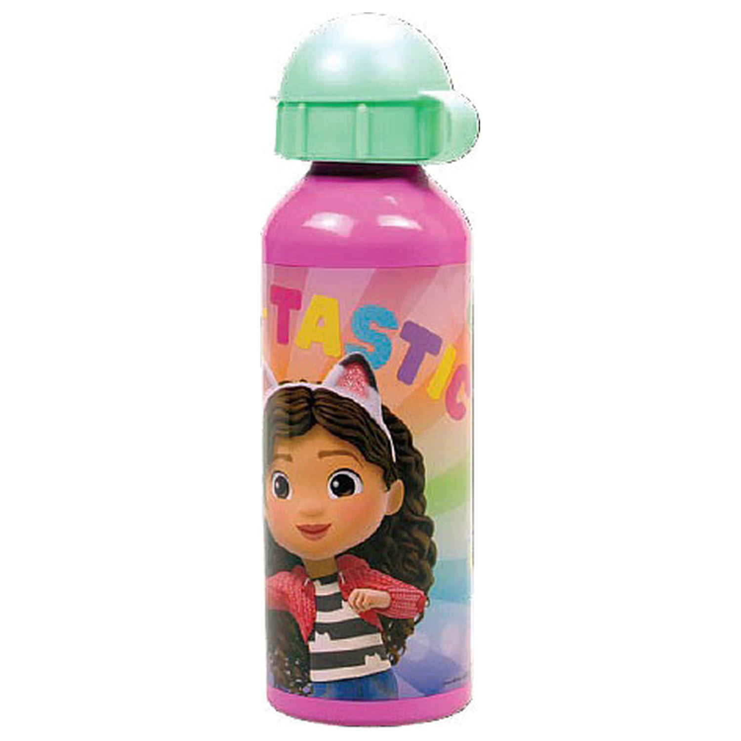 Gabby's Dollhouse Color Fade aluminiowa butelka na wodę z nakrętką do picia 520 ml zdjęcie produktu