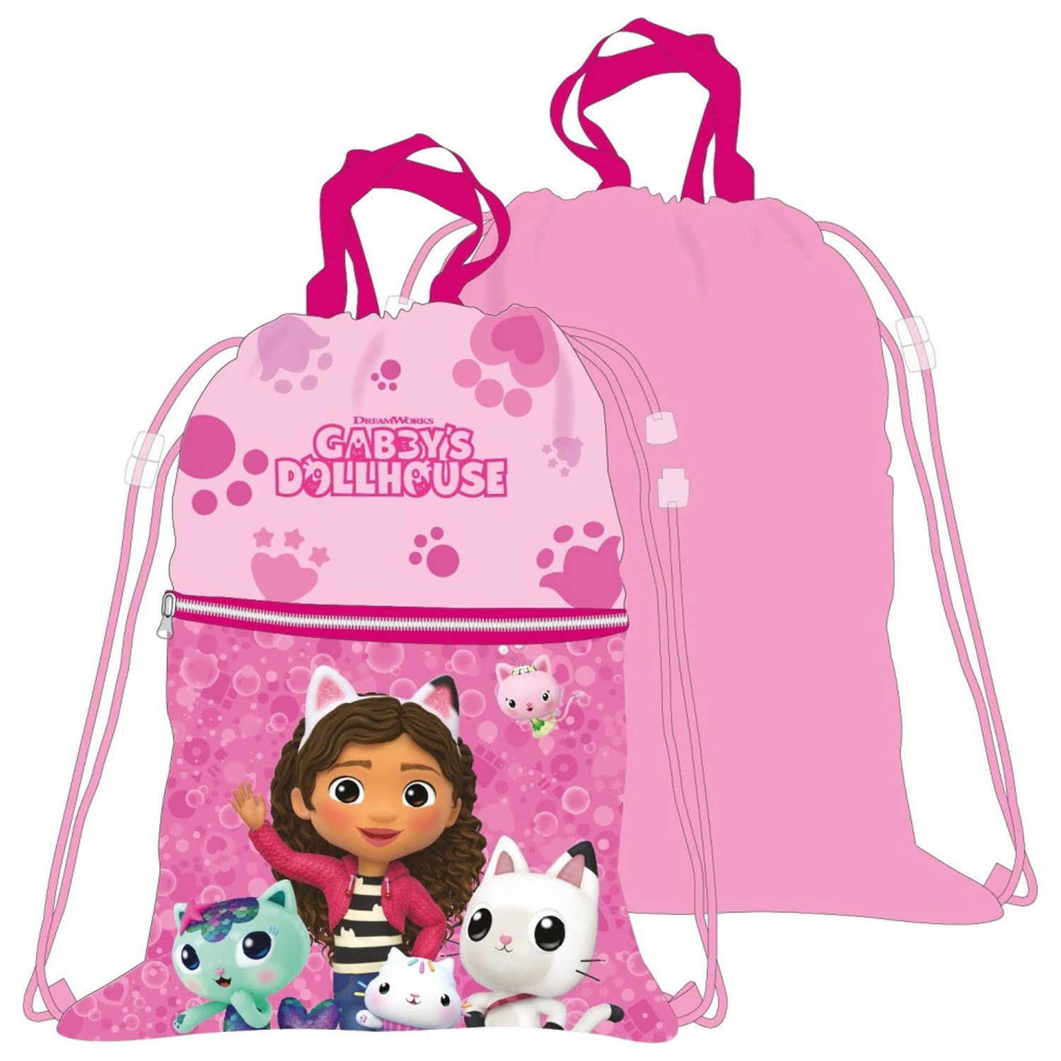 Torba sportowa Gabi's Dollhouse Colorful World Deluxe, torba na siłownię 45 cm zdjęcie produktu