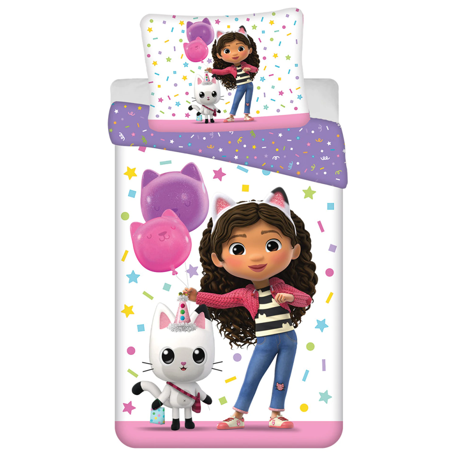 Gabi's Dollhouse Confetti Poszwa na kołdrę zdjęcie produktu