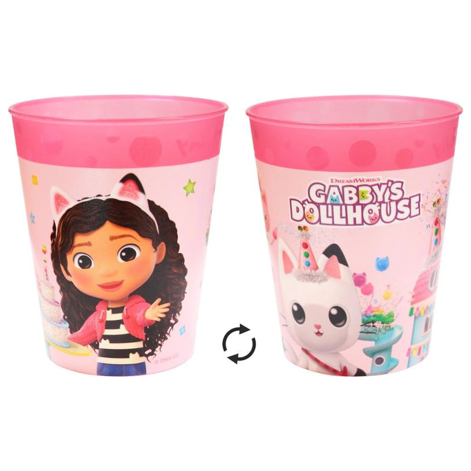 Gabby's Dollhouse Friends Micro Premium plastikowy kubek 250 ml zdjęcie produktu