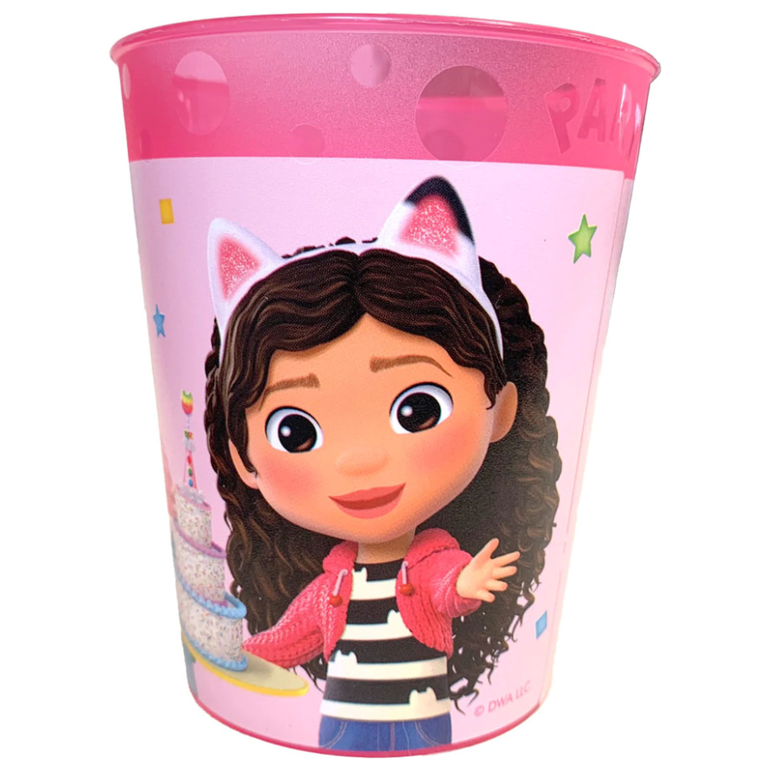 Gabby's Dollhouse Friends Micro Premium plastikowy zestaw kubków, 4 sztuki, 250 ml zdjęcie produktu
