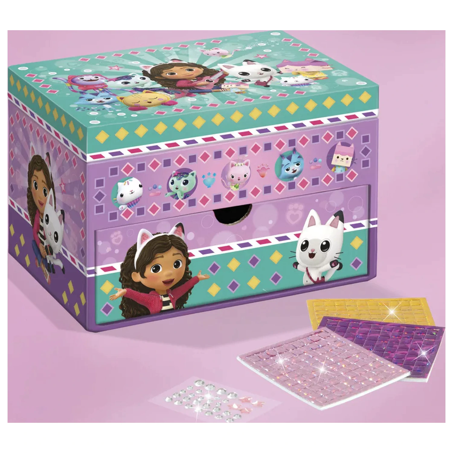 Gabi Dollhouse Friends Mozaikowe Pudełko na Biżuterię zdjęcie produktu