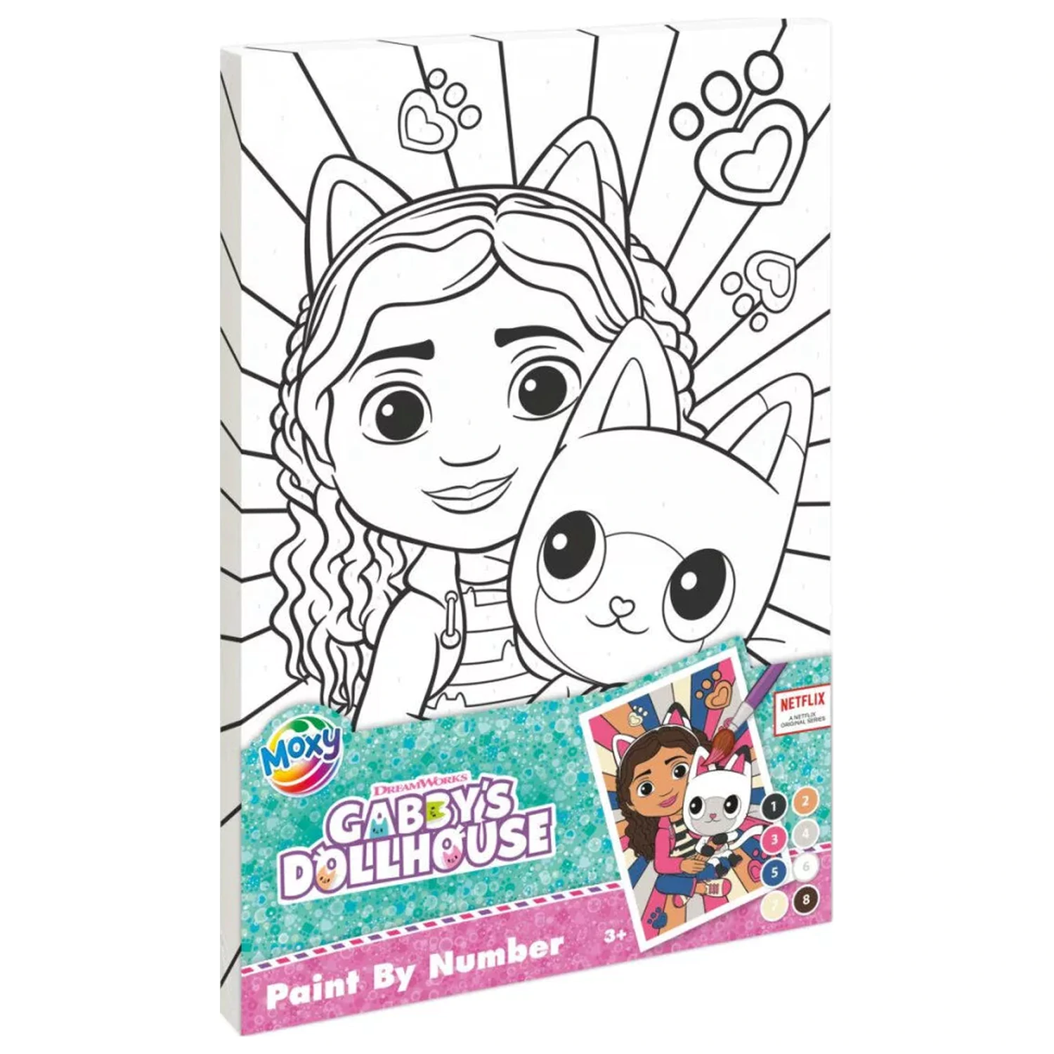 Gabi's Dollhouse Friends Numerous Zestaw do kolorowania zdjęcie produktu