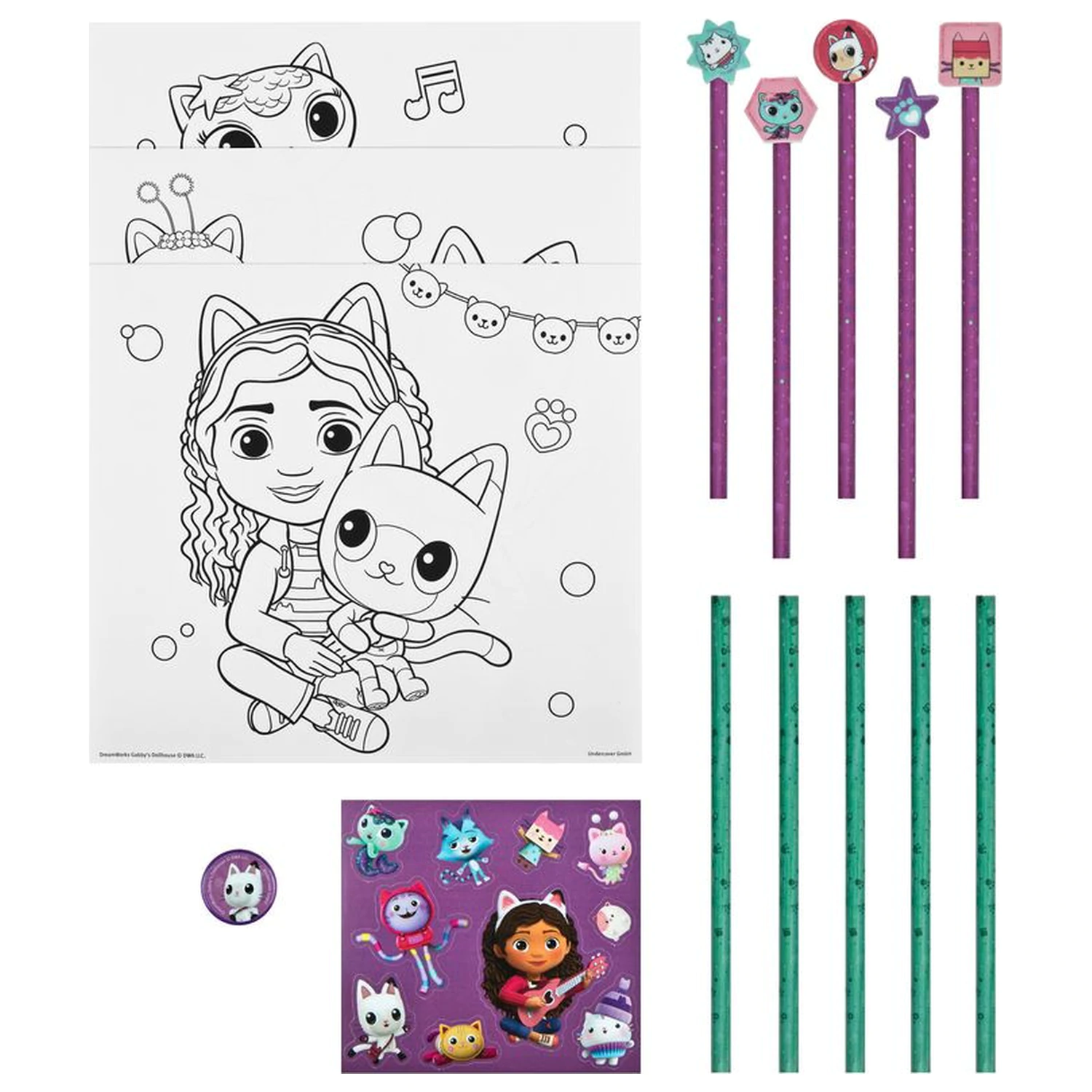 Gabby's Dollhouse Friends zestaw do kolorowania zdjęcie produktu