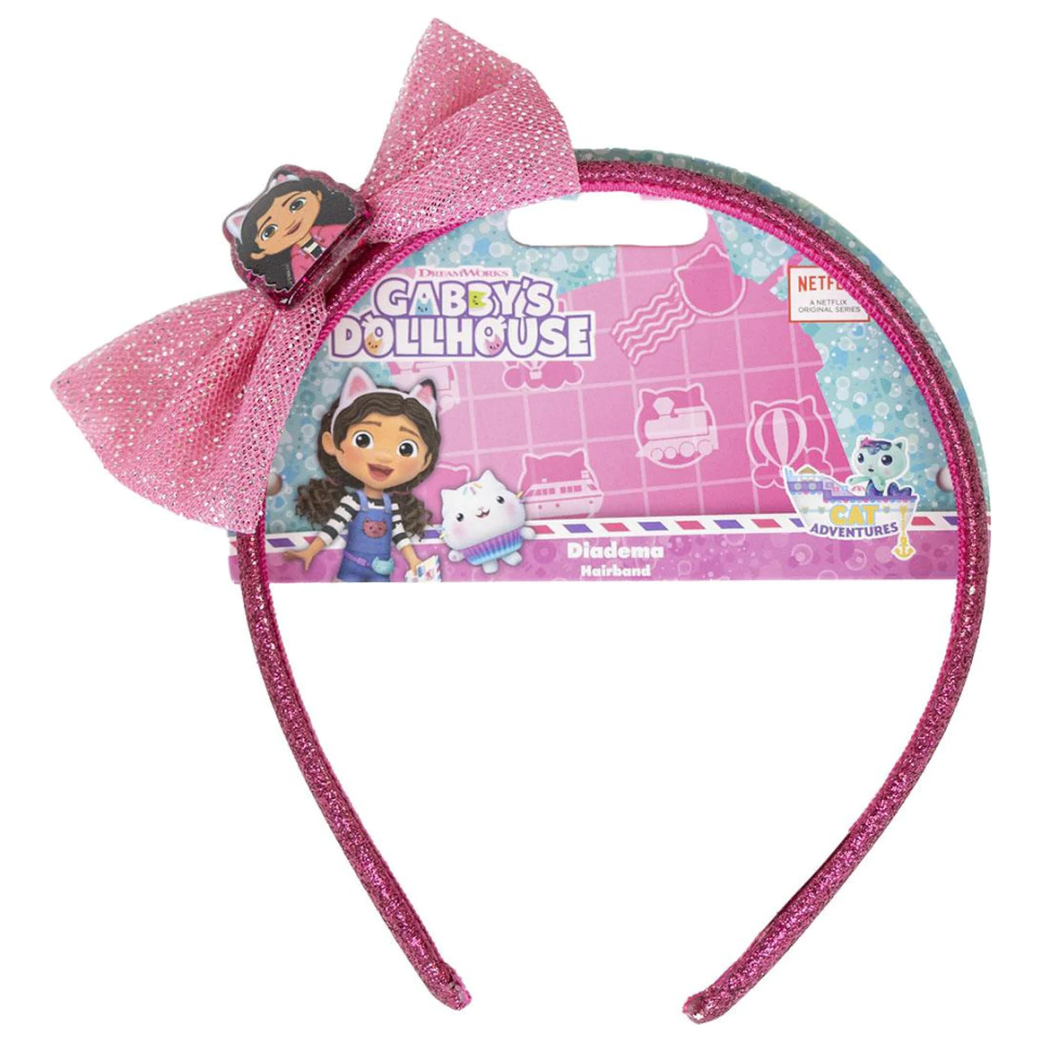 Gabi's Dollhouse Brokatowa Kokardka Opaska Na Głowę zdjęcie produktu