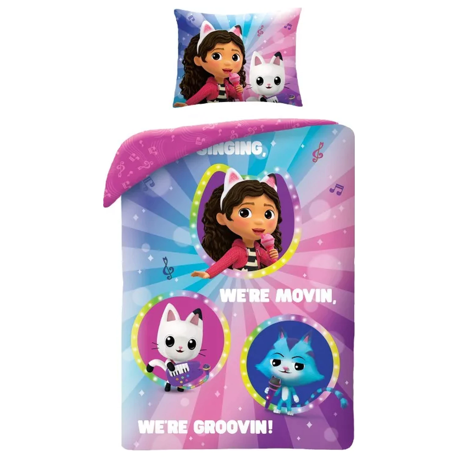 Gabby's Dollhouse Groovin komplet pościeli zdjęcie produktu