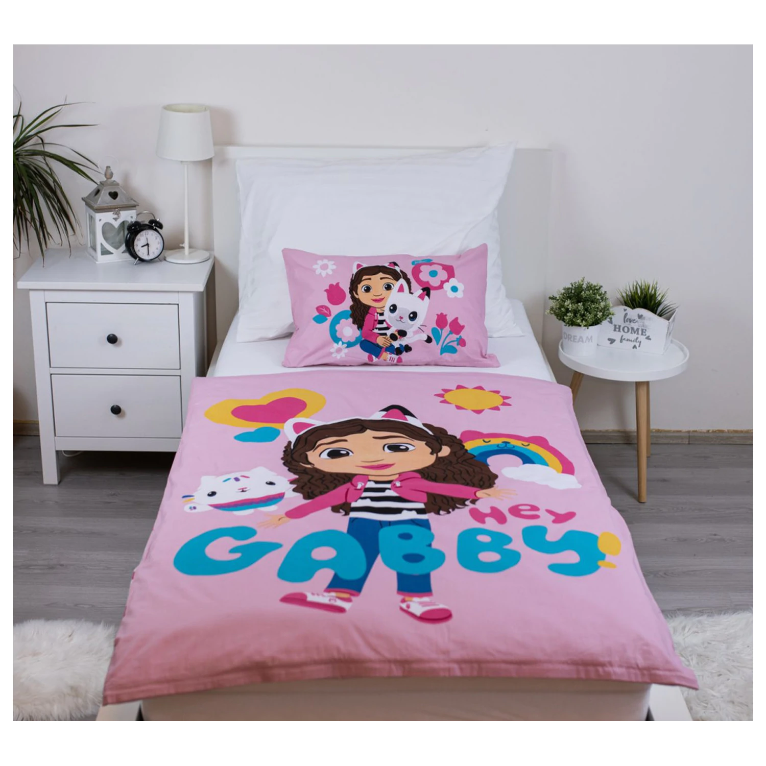 Gabi's Dollhouse Hey kid, przedszkolna poszwa na kołdrę zdjęcie produktu