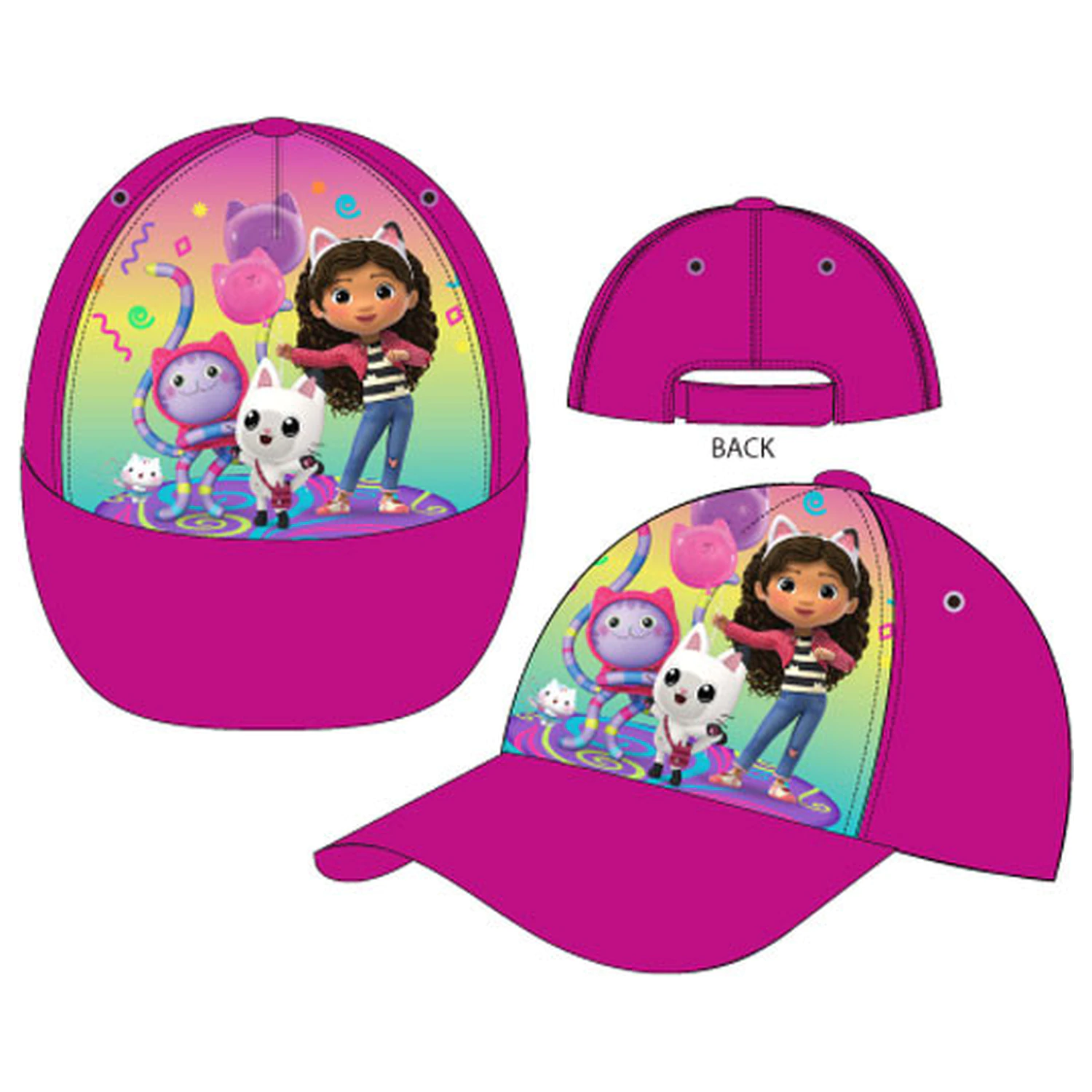 Gabi Dollhouse Hello Kitty Crew Dziecięca czapka bejsbolowa 54 cm zdjęcie produktu