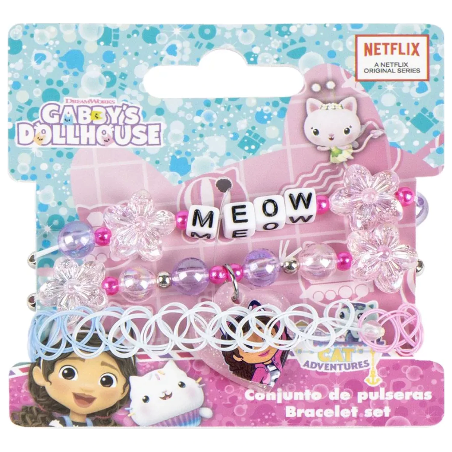 Zestaw bransoletek Gabi's Dollhouse Meow, 3-pak zdjęcie produktu