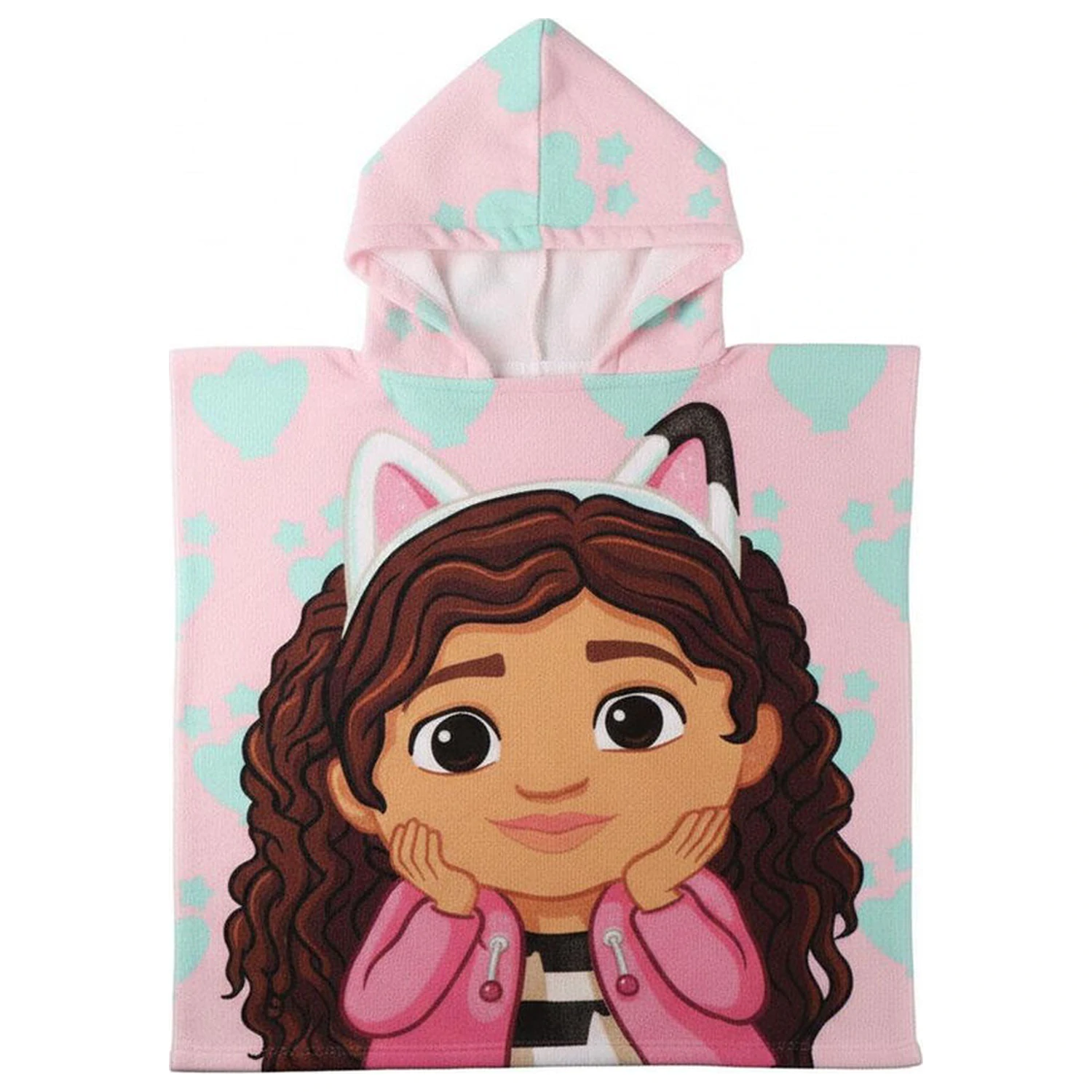 Gabbys Dollhouse ponczo ręcznik plażowy z mikrofibry zdjęcie produktu