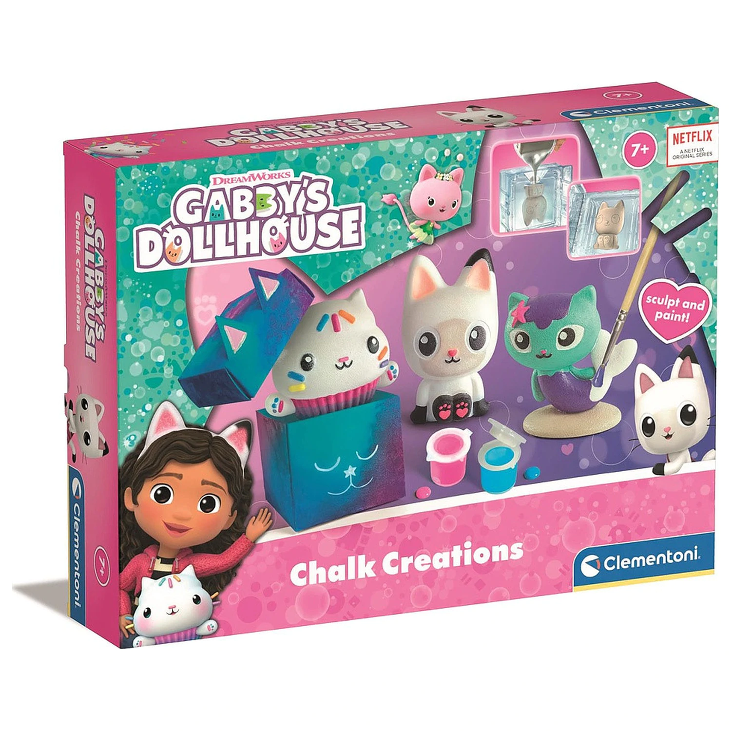 Gabi's Dollhouse Zestaw Kreatywny do Odlewania Tynkowego do Malowania zdjęcie produktu
